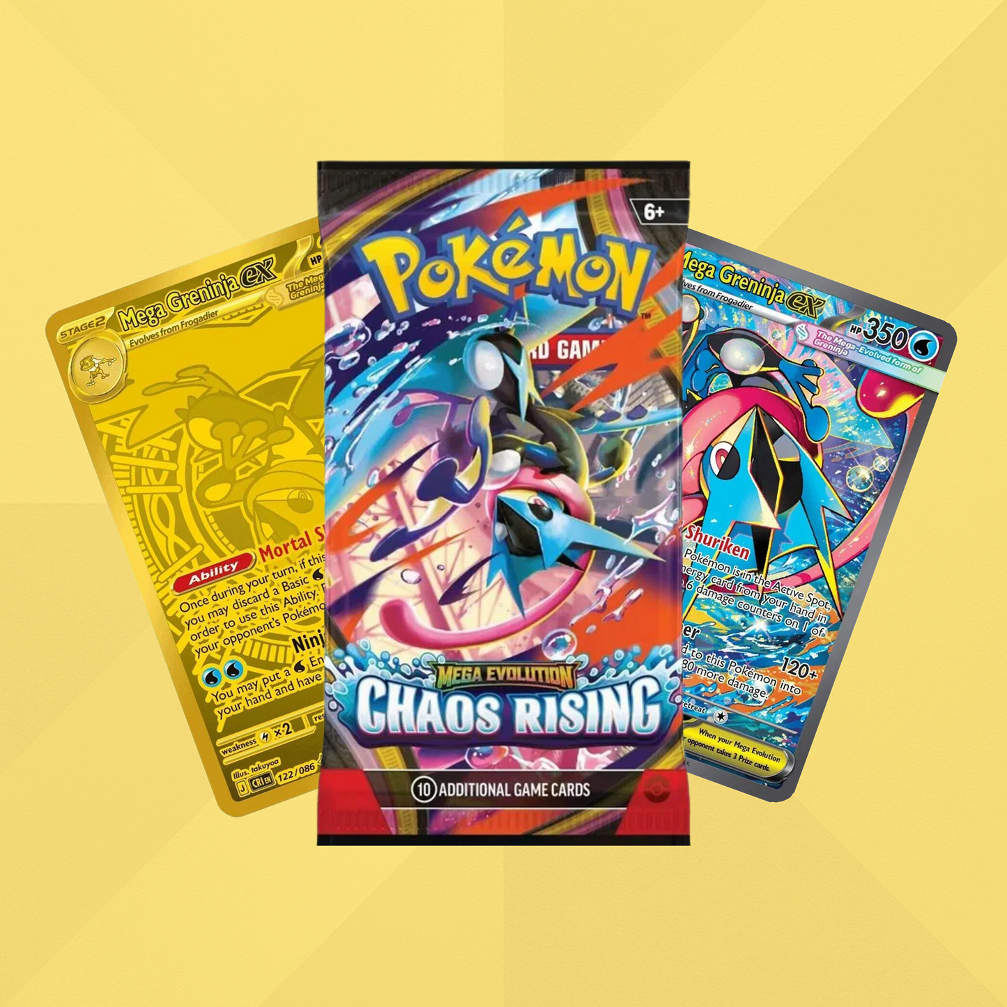 WTA **READ DESCRIPTION** - CHAOS RISING BOOSTER PACKS