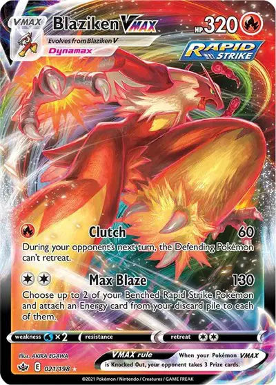 021/198 - Blaziken Vmax - Pokemon TCG