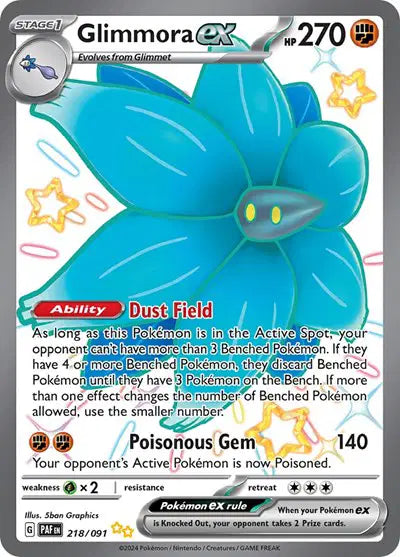 218/091 - Glimmora ex - Pokemon TCG