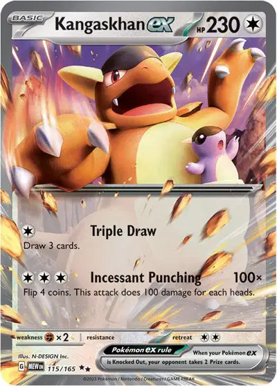 115/165 - Kangaskan ex - Pokemon TCG